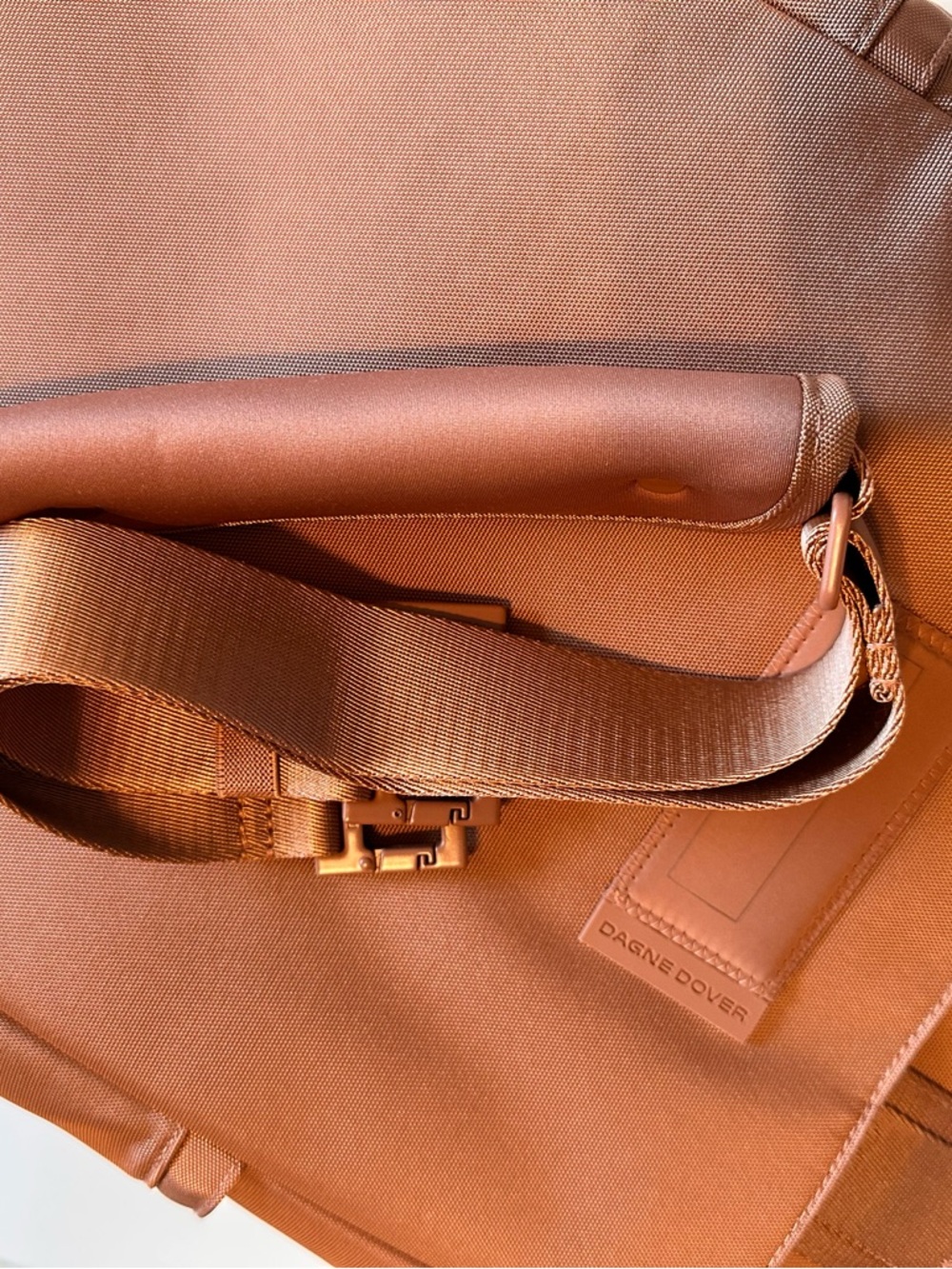 NWT! Dagne Dover Petra Convertible Tote in Warm Dust - Picture 13 of 15